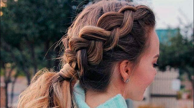 Dutch braids hairstyles